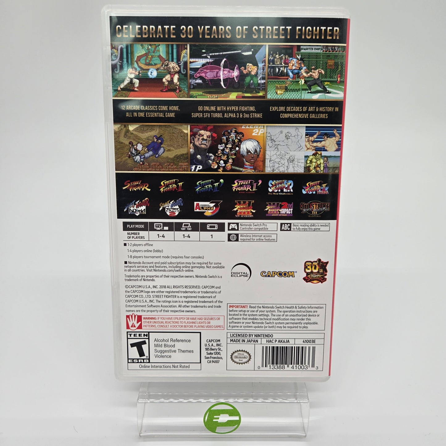 Street Fighter 30th Anniversary Collection (Nintendo Switch, 2018)