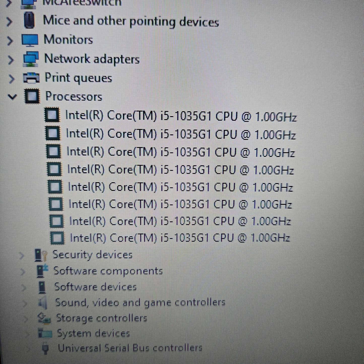 Lenovo IdeaPad 81WE 15.6" i5-1035G1 1.0GHz 12GB RAM 256GB SSD